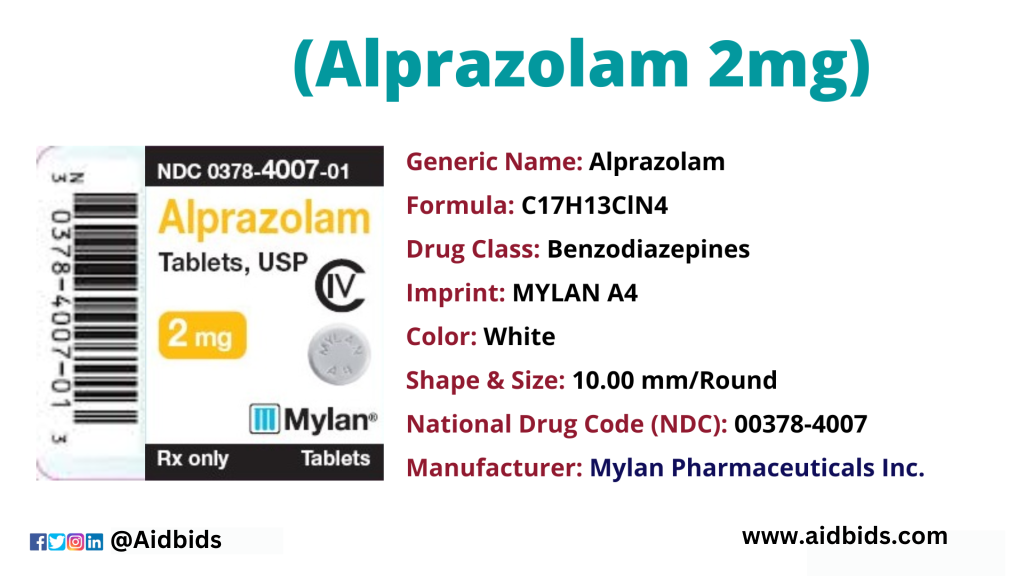 Alprazolam 2mg