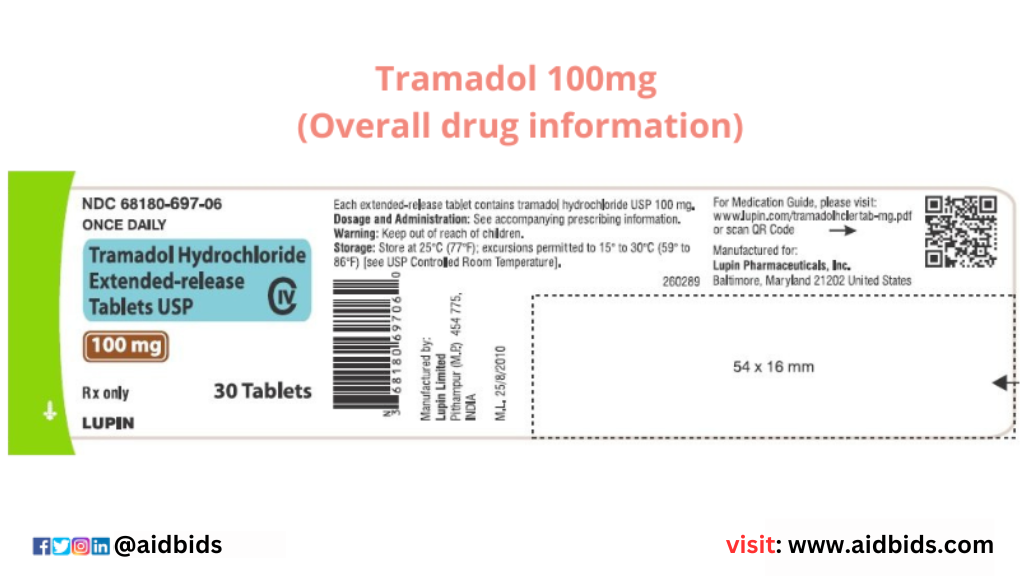 Tramadol 100mg (Overall drug information)